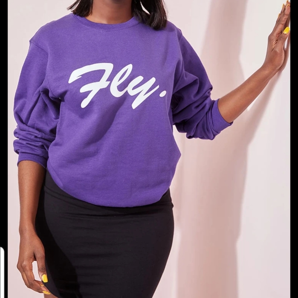 🆕️ Rebdolls Fly Purple Sweatshirt Size Med
